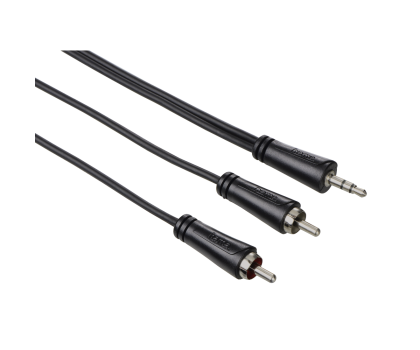 Kabel i złączka Hama Kabel JACK 3,5 - 2xCINCH HAMA 0,75M#